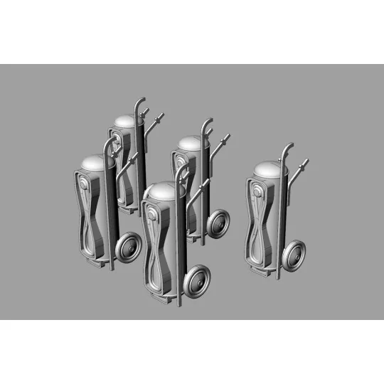 RAF large extingusher (5pcs), 1/144 - Brengun BRL144202