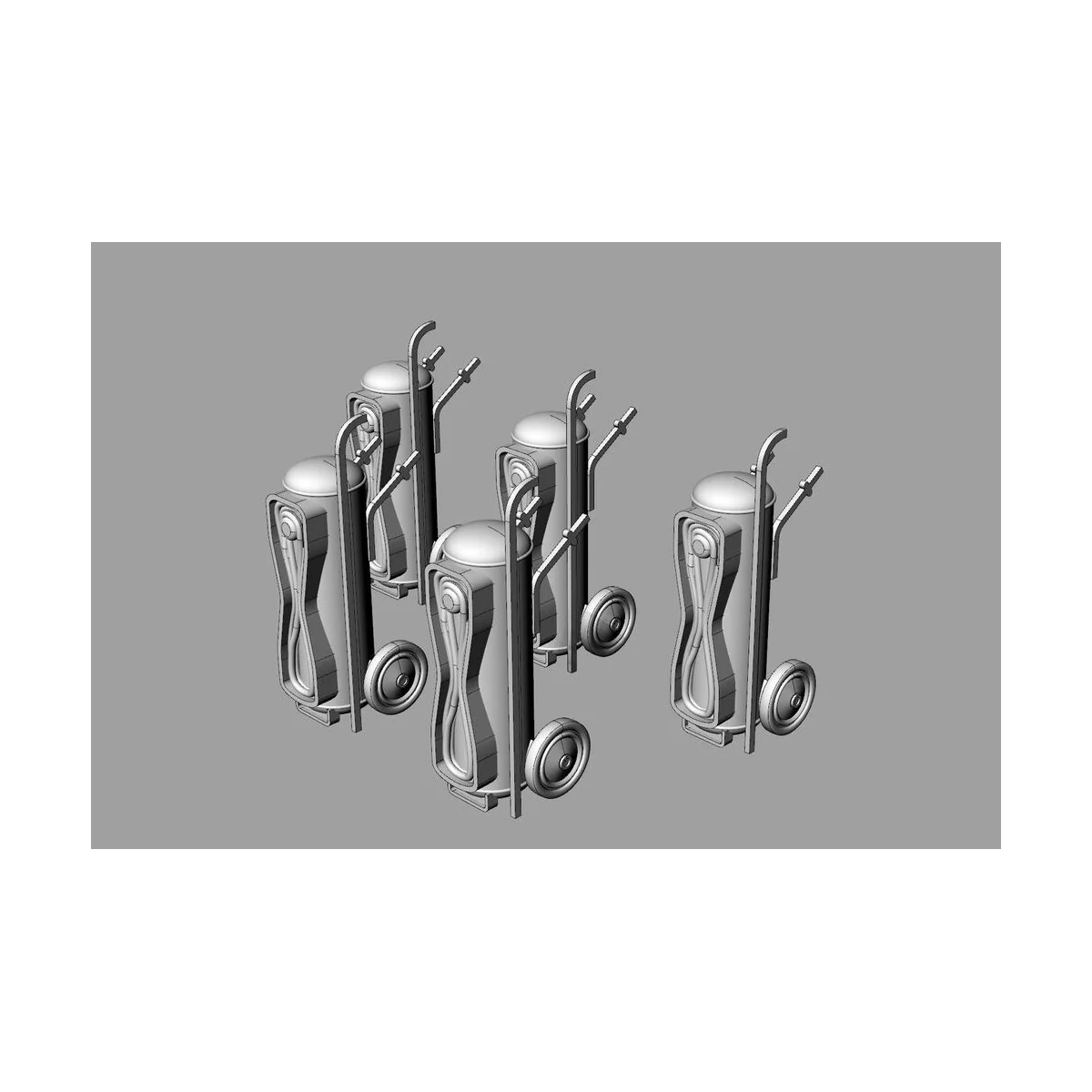 RAF large extingusher (5pcs), 1/144 - Brengun BRL144202