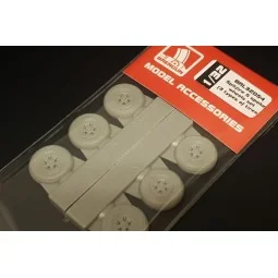 Spitfire 5 spoke wheels set (3 types of tires), 1/32 - Brengun BRL3... 2