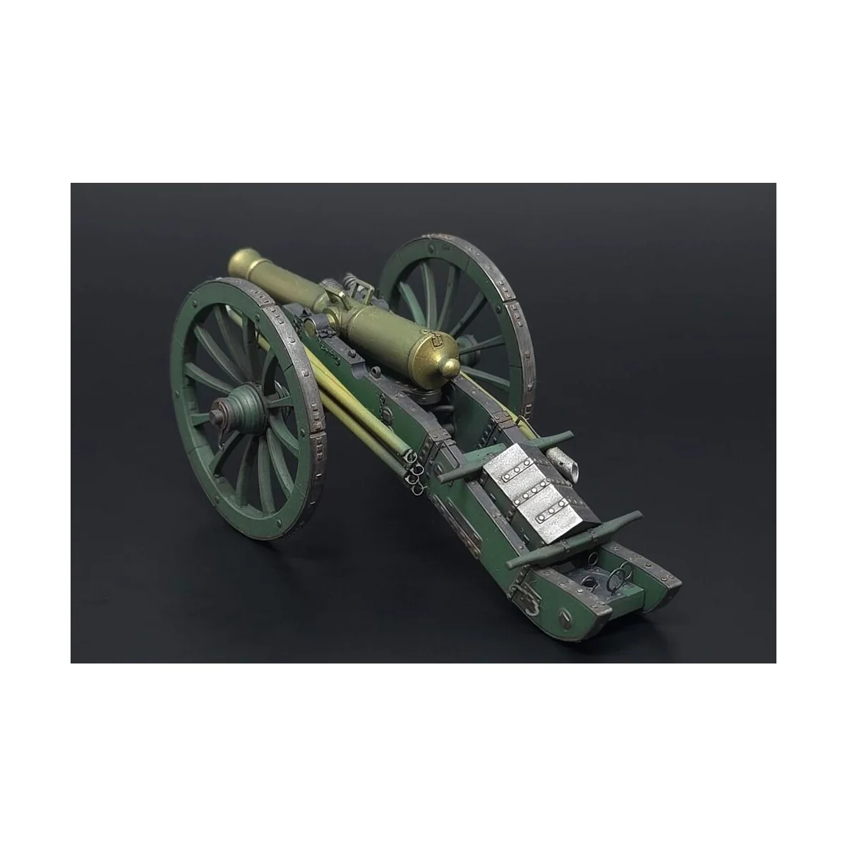Napoleonic cannon-Gribeauval 8-pounder, 1/32 - Hauler HLA32001