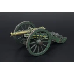 Napoleonic cannon-Gribeauval 8-pounder, 1/32 - Hauler HLA32001 2