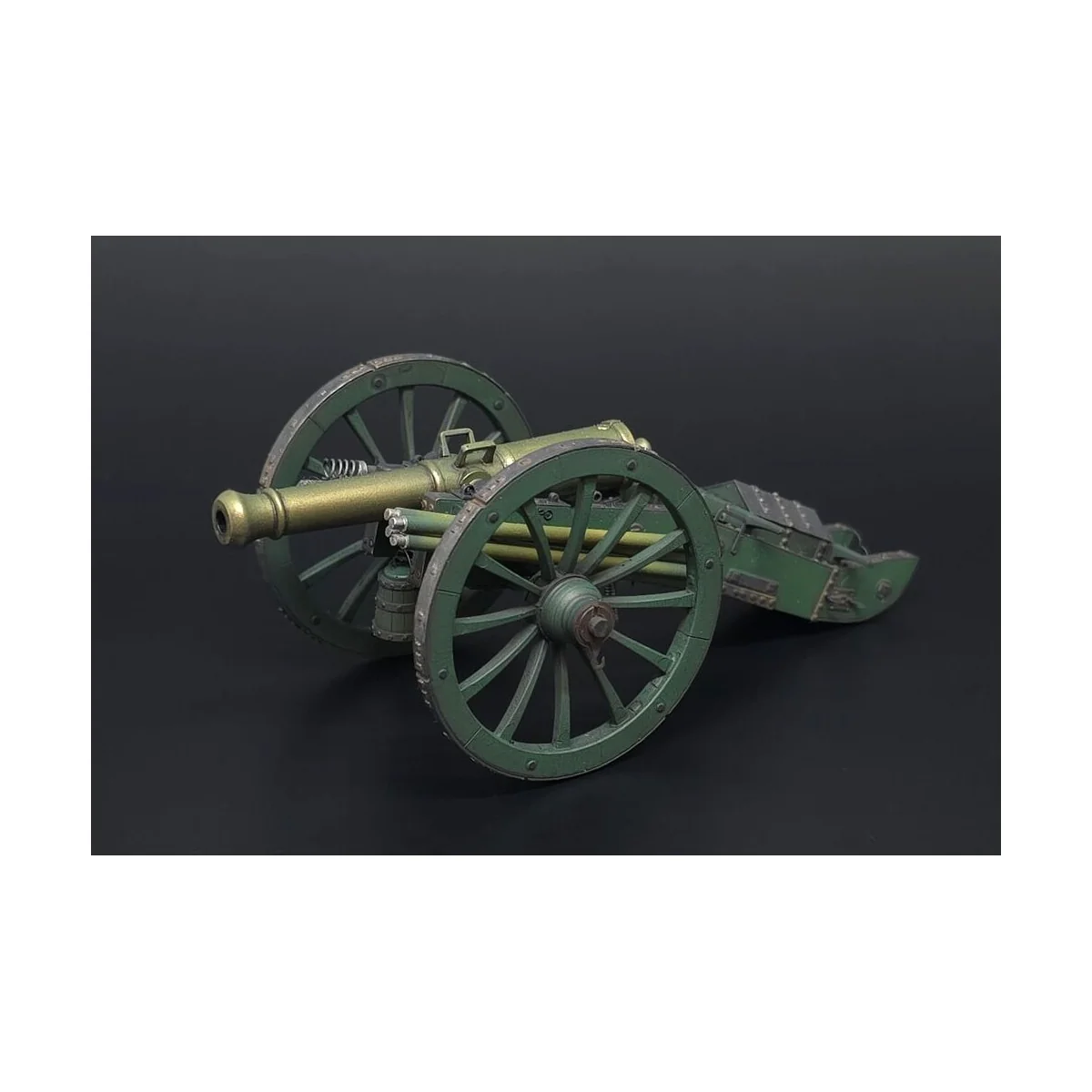 Napoleonic cannon-Gribeauval 8-pounder, 1/32 - Hauler HLA32001