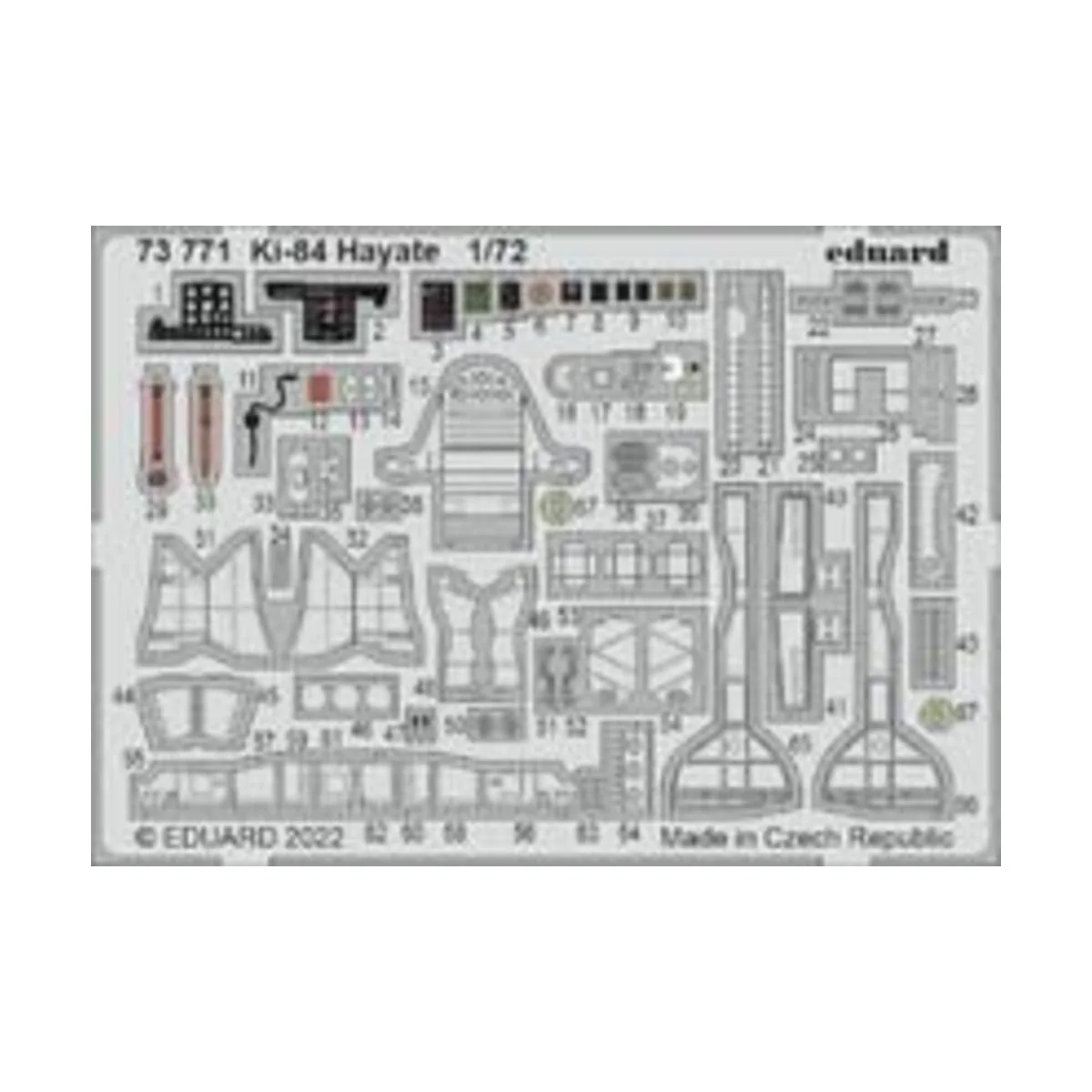 Ki-84 Hayate 1/72 - Eduard Accessories 73771