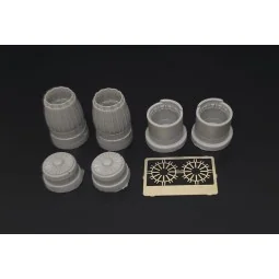 MiG-29A engine nozzles, 1/72 - Brengun BRL72296 2