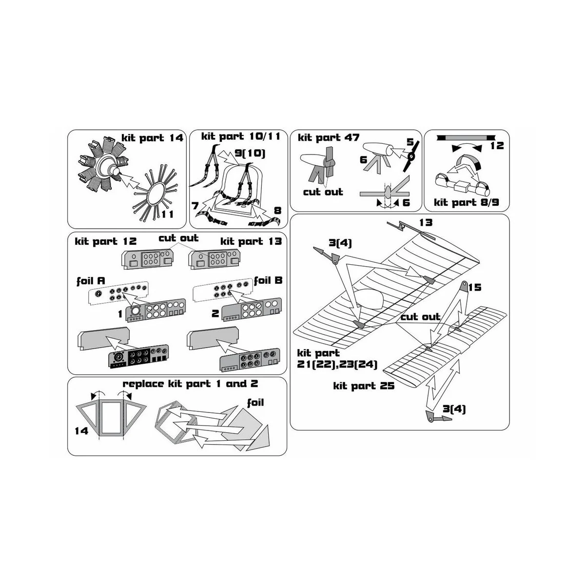 Marcel Besson MB-411 PE-Set (FLY kit), 1/72 - Brengun BRL72298