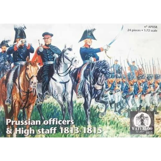 Prussian Officers & High staff 1813-1815, 1/72 - WATERLOO 1815 AP058