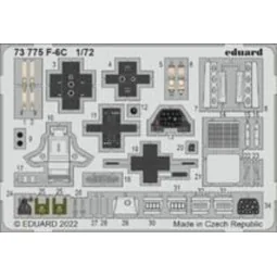 F-6C 1/72 - Eduard Accessories 73775