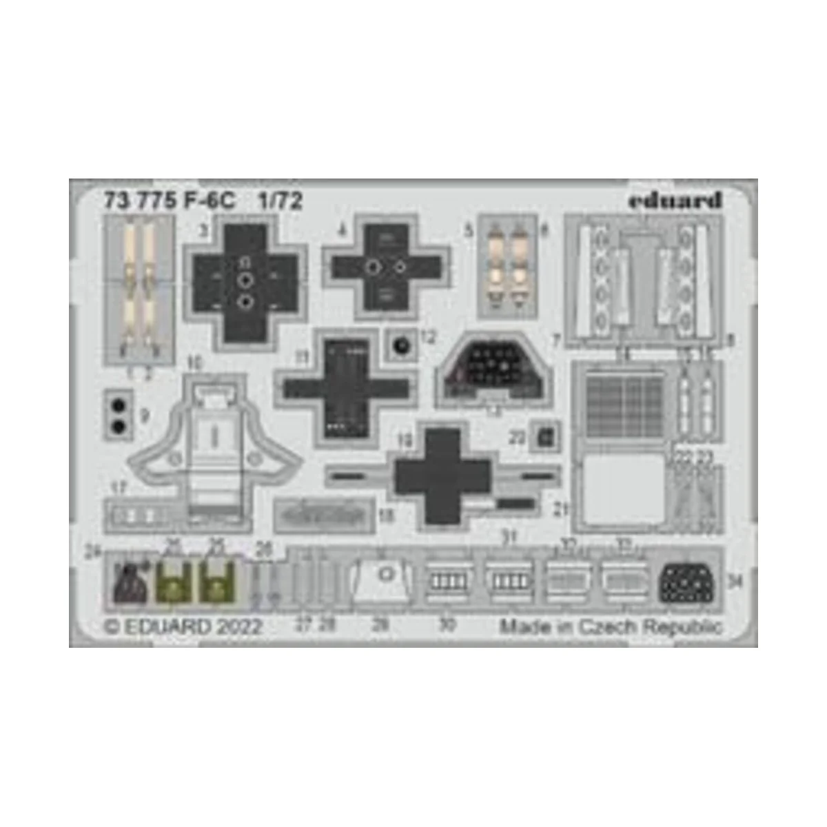 F-6C, 1/72 - Eduard Accessories 73775