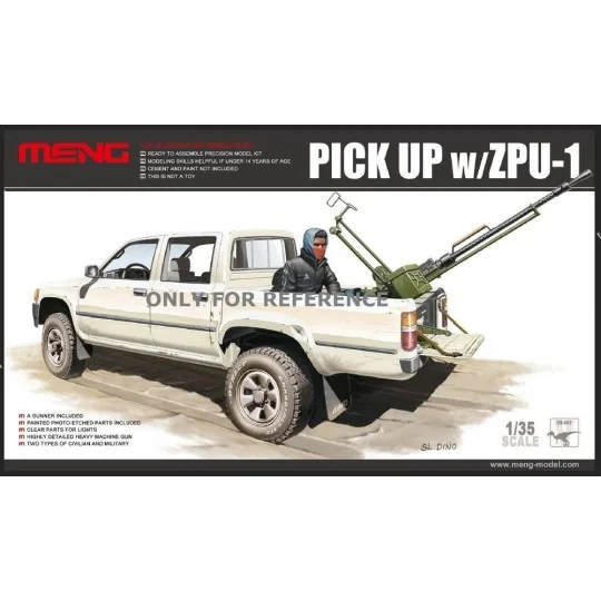 Pick UP w/ZPU-1, 1/35 - MENG-Model VS-001
