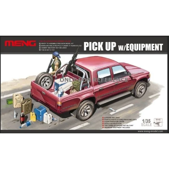 Pick Up w/Equipment, 1/35 - MENG-Model VS-002