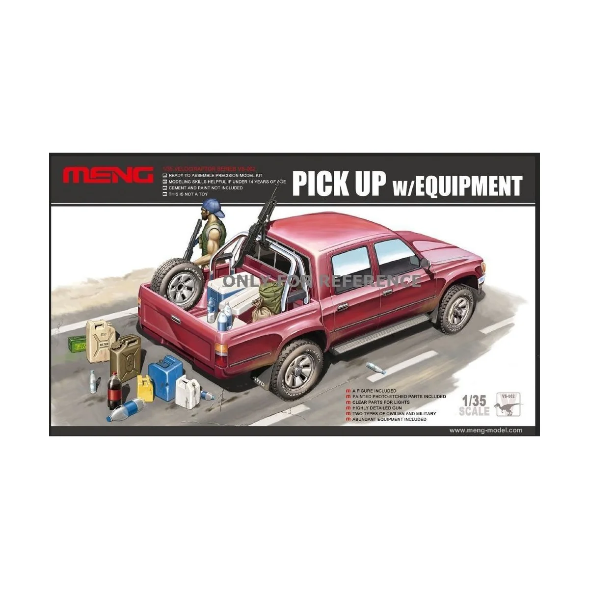 Pick Up w/Equipment, 1/35 - MENG-Model VS-002