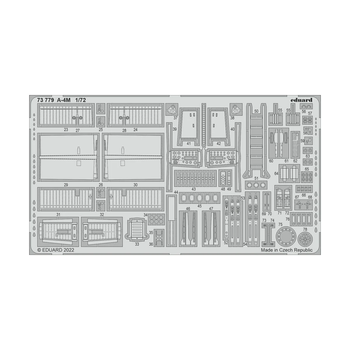 A-4M for HOBBY BOSS, 1/72 - Eduard Accessories 73779 A-4M for HOBBY BOSS, 1/72 - Eduard Accessories 73779