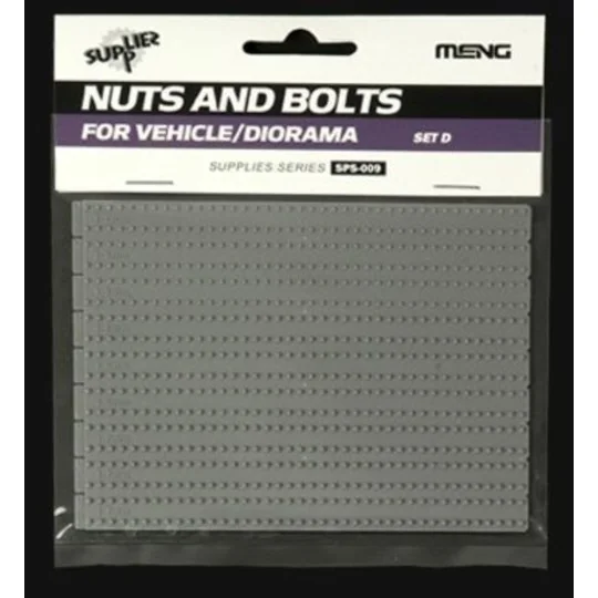Nuts and Bolts SET D, 1/35 - MENG-Model SPS-009