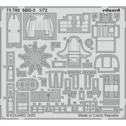 SBD-3 for FLYHAWK, 1/72 - Eduard Accessories 73780