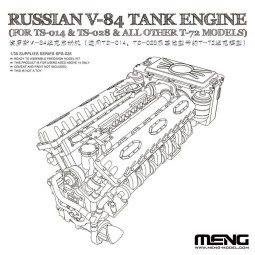Russian V-84 Engine (for TS-014 & TS-028 & all other T-72 Models), ...