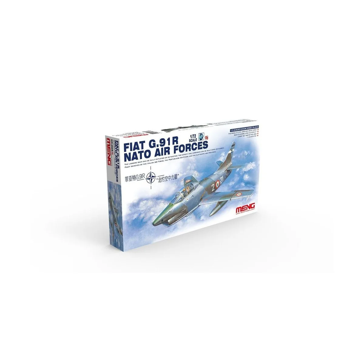 Fiat G.91R NATO Air Forces, 1/72 - MENG-Model DS-004s