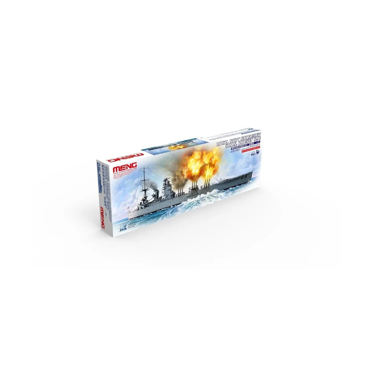 Royal Navy Battleship H.M.S.Rodney (29), 1/700 - MENG-Model PS-001