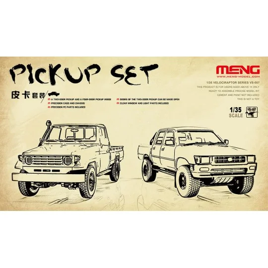 Pickup Set, 1/35 - MENG-Model VS-007