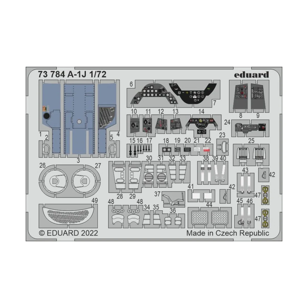 A-1J for HASEGAWA / HOBBY 2000 - Eduard Accessories 73784