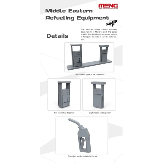 Middle Eastern Refueling Equipment(Resin, 1/35 - MENG-Model SPS-041
