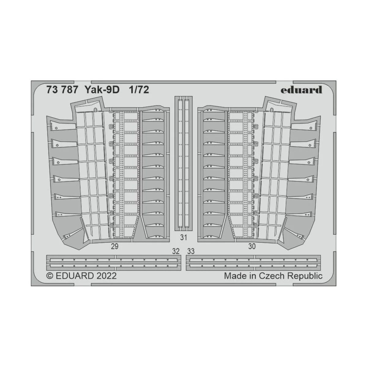 Yak-9D for ZVEZDA, 1/72 - Eduard Accessories 73787