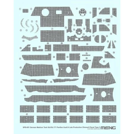 German Medium Tank Sd.Kfz.171 Panther, 1/35 - MENG-Model SPS-051