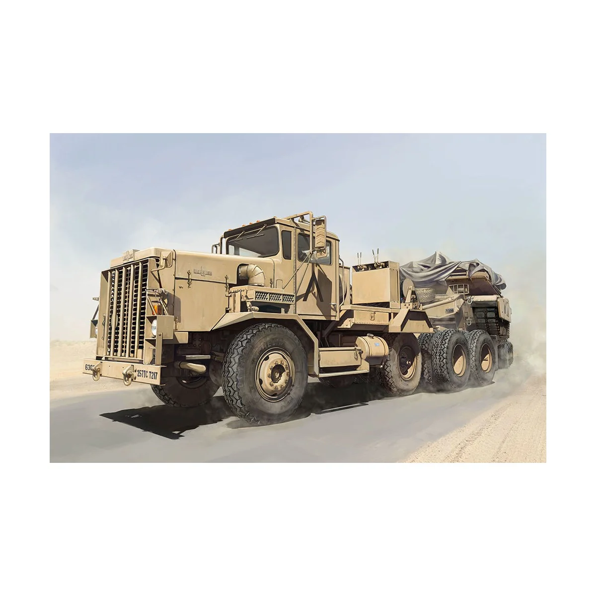 U.S. M911 C-HET(8x6)& M747 Heavy Equipme Semi-Trailer, 1/35 - MENG-...