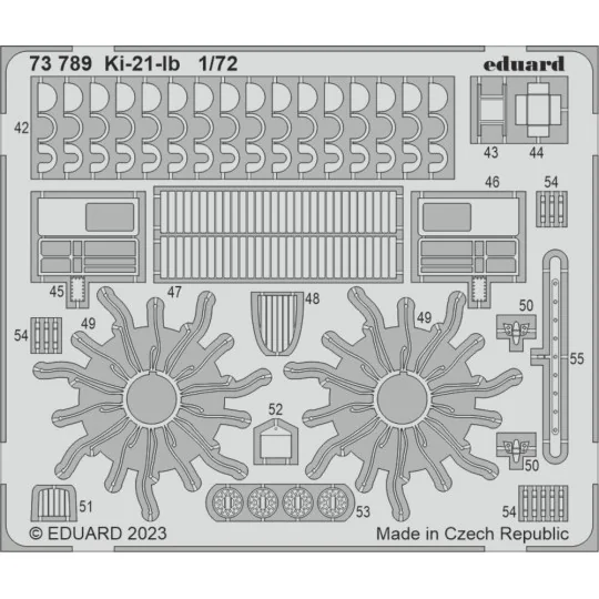 Ki-21-Ib for ICM, 1/72 - Eduard Accessories 73789