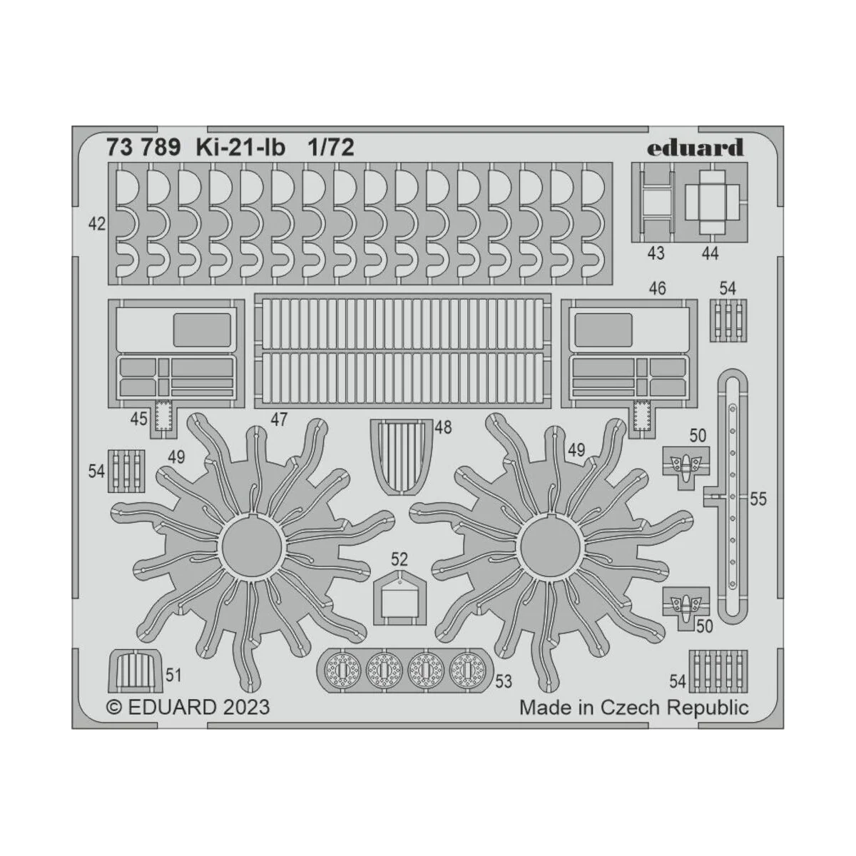 Ki-21-Ib for ICM, 1/72 - Eduard Accessories 73789