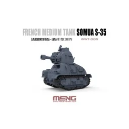 French Medium Tank Somua S-35 (Cartoon Model) - MENG-Model WWT-009 2