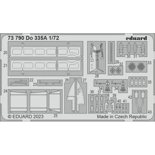 Do 335A for HOBBY 2000 / DRAGON, 1/72 - Eduard Accessories 73790