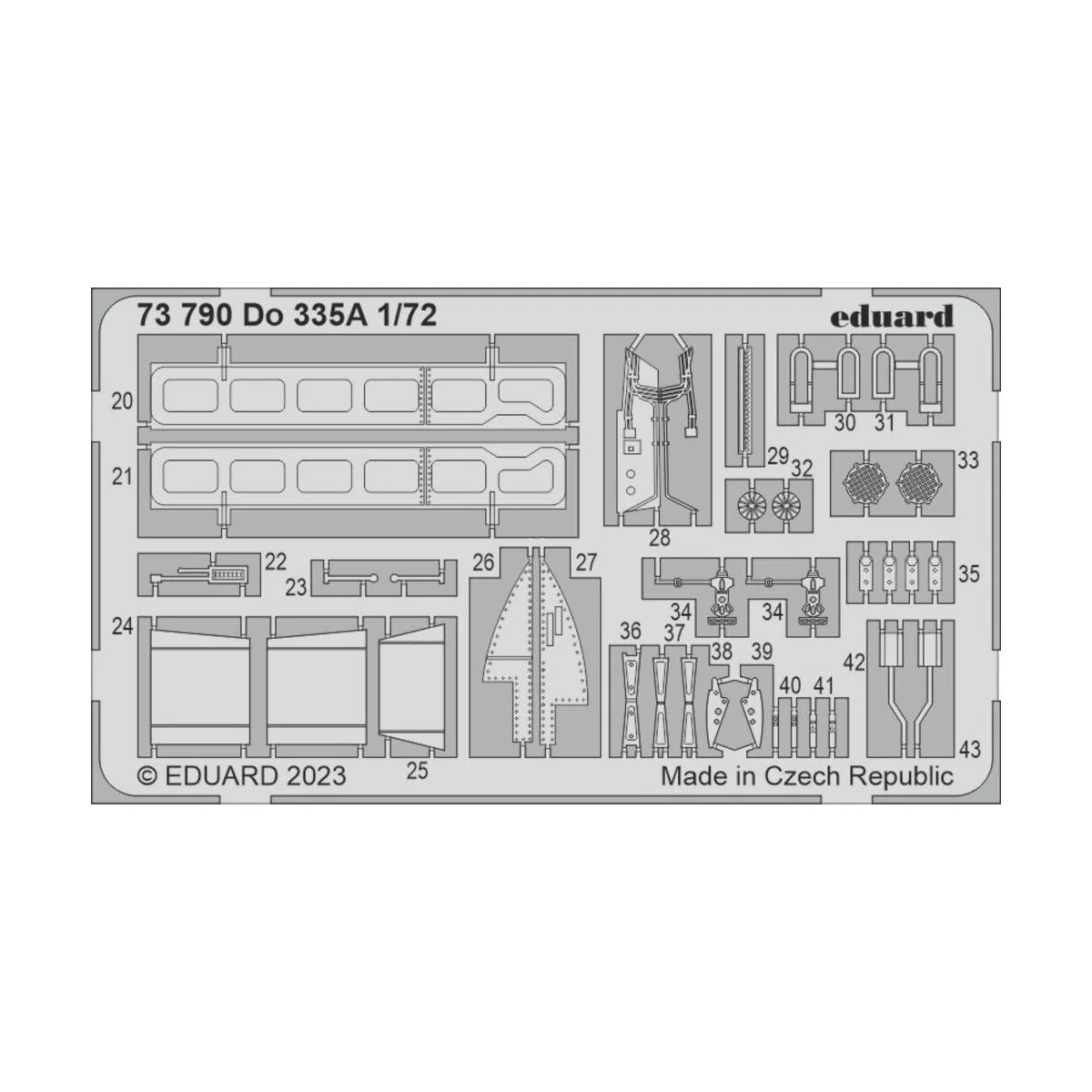 Do 335A for HOBBY 2000 / DRAGON - Eduard Accessories 73790