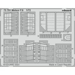Meteor F.8 1/72 for AIRFIX, 1/72 - Eduard Accessories 73791