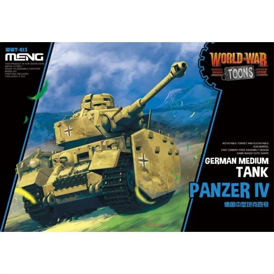 German Medium Tank Panzer IV (CartoonMod - MENG-Model WWT-013