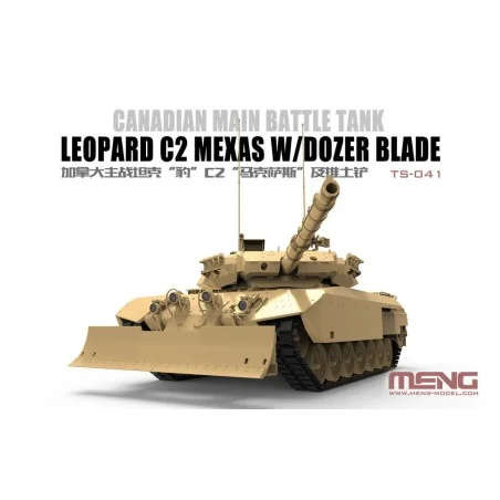 Canadian Main Battle Tank Leopard C2 MEXAS w/Dozer Blade, 1/35 - ME...