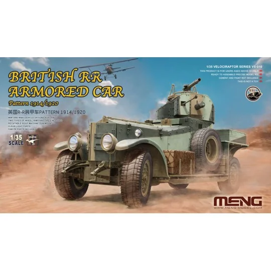 British RR Armored Car Pattern 1914/1920, 1/35 - MENG-Model VS-010