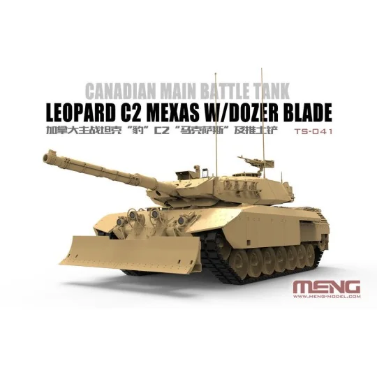 Canadian Main Battle Tank Leopard C2 MEXAS w/Dozer Blade, 1/35 - ME...