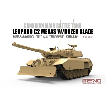 Canadian Main Battle Tank Leopard C2 MEXAS w/Dozer Blade, 1/35 - ME...