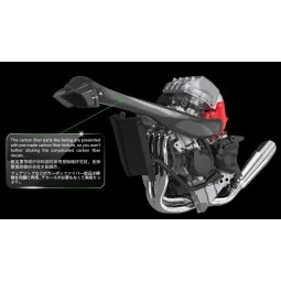 Kawasaki Ninja H2R (Pre-colored Edition), 1/9 - MENG-Model MT-001s 2