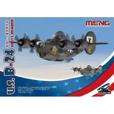 U.S. B-24 Heavy Bomber (Cartoon Model) - MENG-Model mPLANE-006