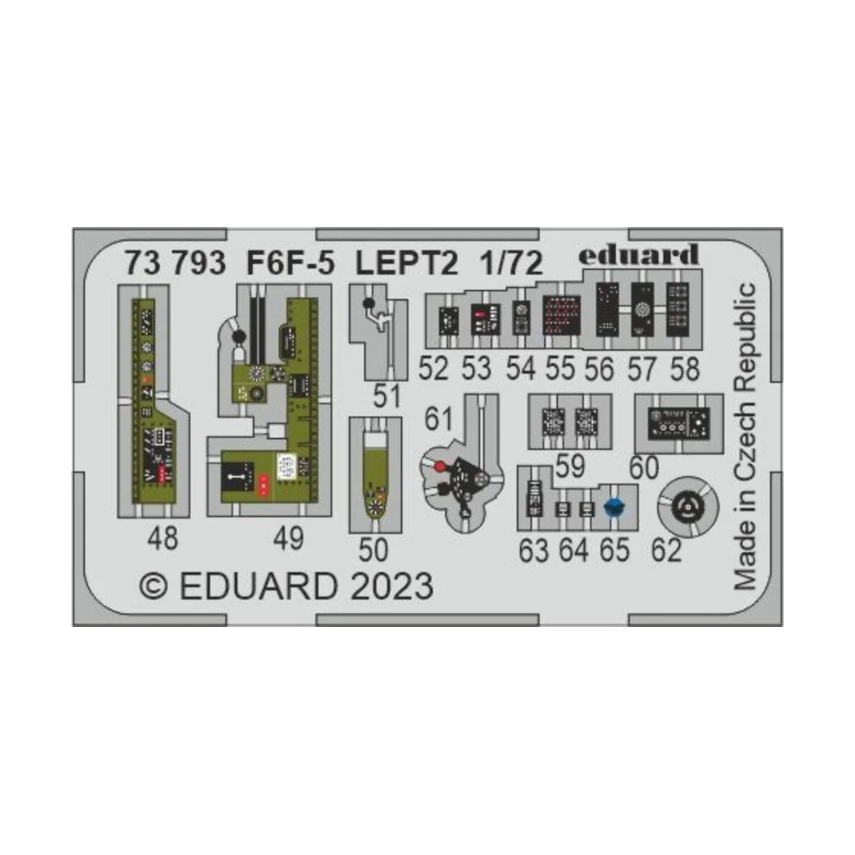 F6F-5 1/72 for EDUARD, 1/72 - Eduard Accessories 73793
