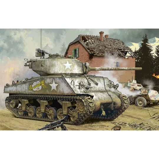 U.S.Medium Tank M4A3 (76)W, 1/35 - MENG-Model TS-043
