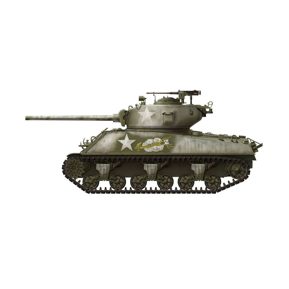U.S.Medium Tank M4A3 (76)W, 1/35 - MENG-Model TS-043