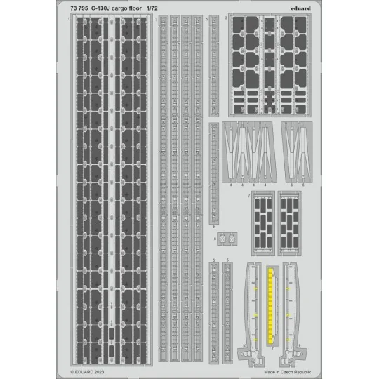 C-130J cargo floor 1/72 ZVEZDA, 1/72 - Eduard Accessories 73795 C-130J cargo floor 1/72 ZVEZDA, 1/72 - Eduard Accessories 73795