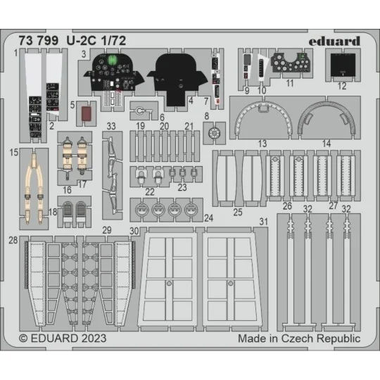U-2C 1/72 HOBBY BOSS - Eduard Accessories 73799