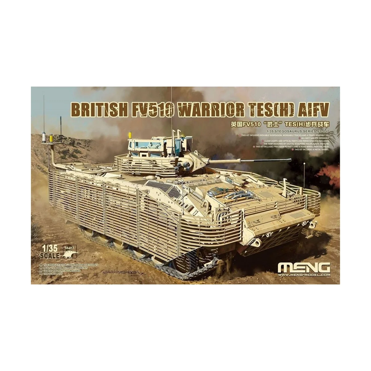 British FV510 Warrior TES(H) AIFV, 1/35 - MENG-Model SS-017