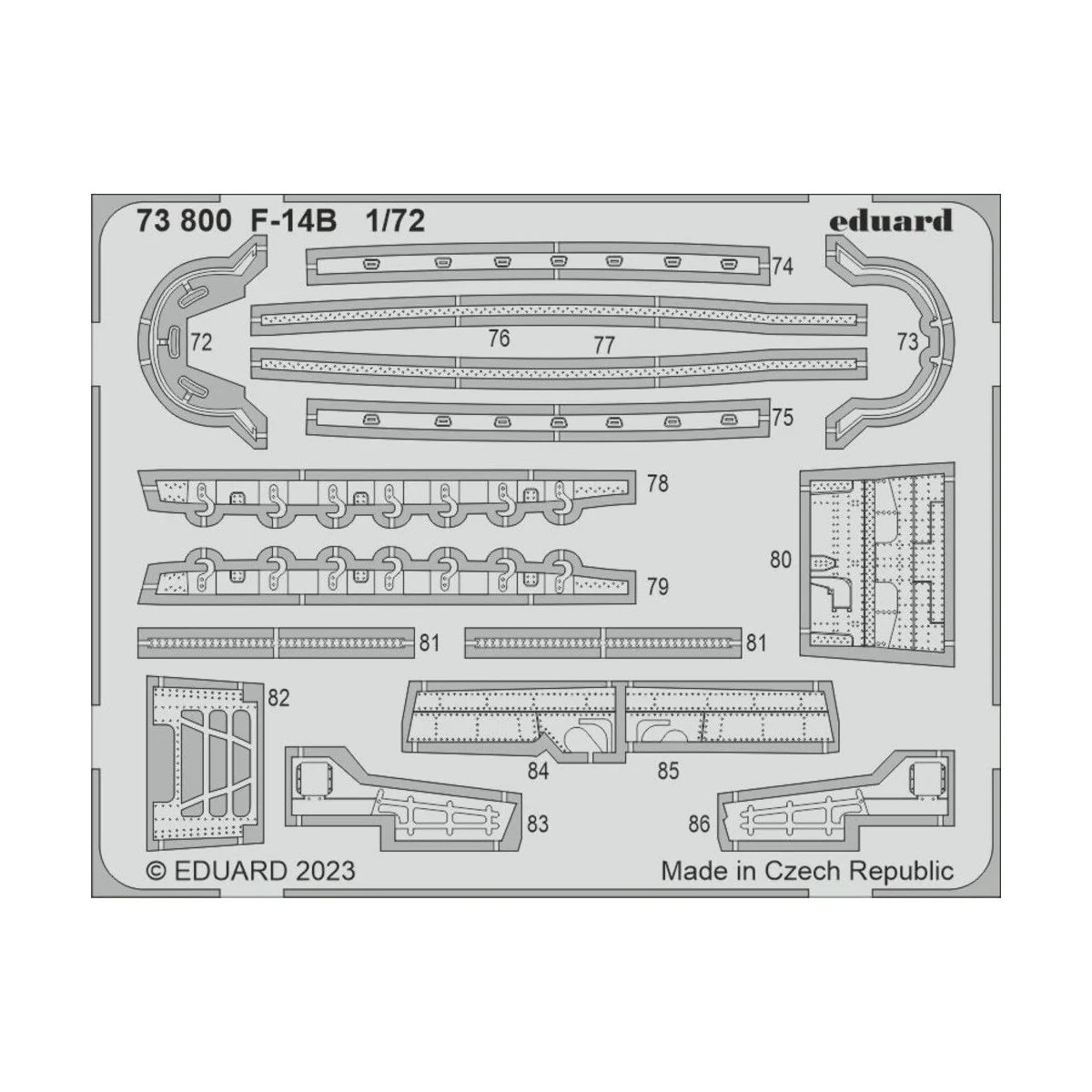 F-14B 1/72 ACADEMY, 1/72 - Eduard Accessories 73800 F-14B 1/72 ACADEMY, 1/72 - Eduard Accessories 73800