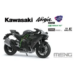 Kawasaki Ninja H2 (Pre-colored Edition), 1/9 - MENG-Model MT-002s 2
