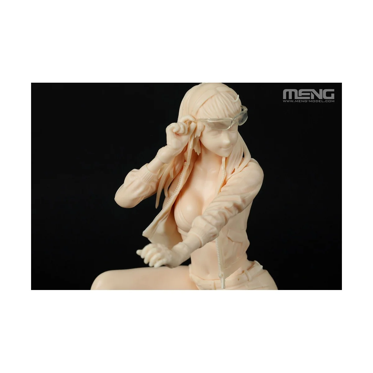 Biker Girl (RESIN), 1/9 - MENG-Model SPS-074