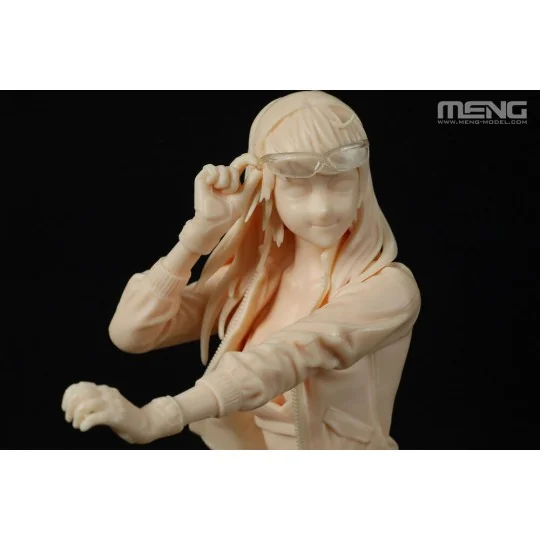 Biker Girl (RESIN), 1/9 - MENG-Model SPS-074